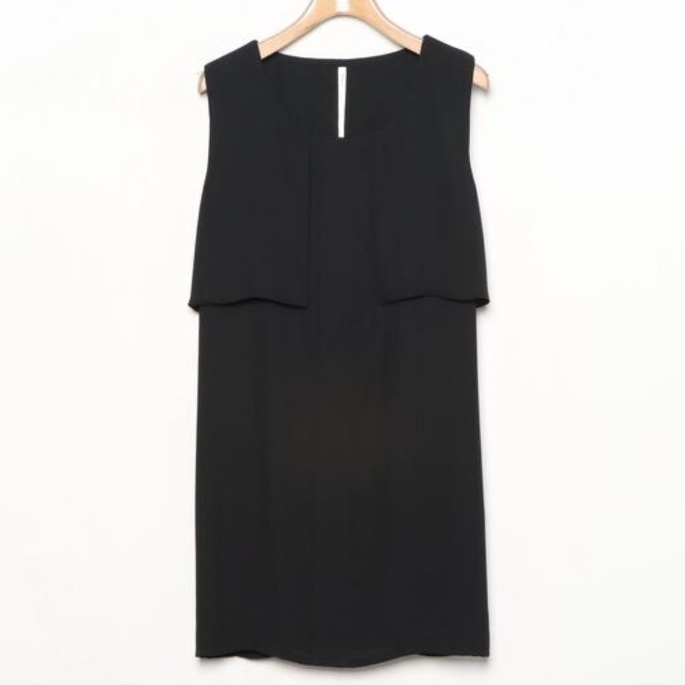 Back design knee length dress
